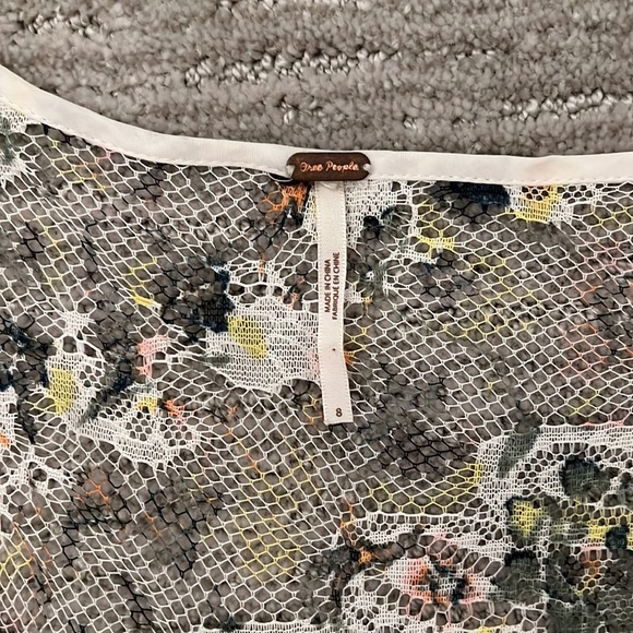 Free People embroidered and lace tunic dress - Picture 4 of 8